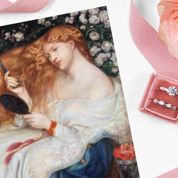 Pre Raphaelite Art – Thank You Note, Stationary Set, Birthday Cards, Vintage Postcard: Lady Lilith