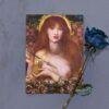 Pre Raphaelite Art – Thank You Note, Stationary Set, Birthday Cards, Vintage Postcard: Venus Verticordia