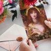 Pre Raphaelite Art – Thank You Note, Stationary Set, Birthday Cards, Vintage Postcard: Venus Verticordia