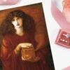 Pre Raphaelite Art – Thank You Note, Stationary Set, Birthday Cards, Vintage Postcard: Pandora