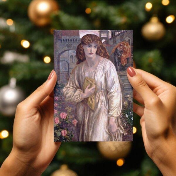 Pre-Raphaelite Art Thank You Notes - Salutation of Beatrice Postcard Set