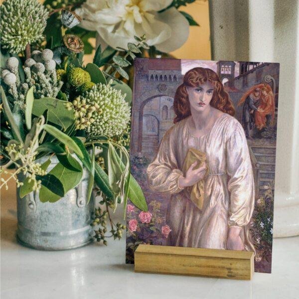 Pre-Raphaelite Art Thank You Notes - Salutation of Beatrice Postcard Set