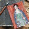 Gustav Klimt Vintage Postcards – Blank Postcards, Miss Lieser Artist Card, Custom Postcard, Unique Vintage Art Stationery