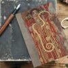 Gustav Klimt Hygieia Greeting Card Set: Art Nouveau Decor