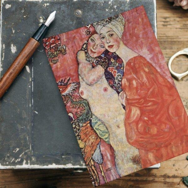 Gustav Klimt 'The Friends' Greeting Card Set: Art Nouveau Cards