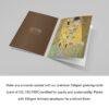 Gustav Klimt 'The Kiss' Greeting Card Set: Art Nouveau Anniversary Cards