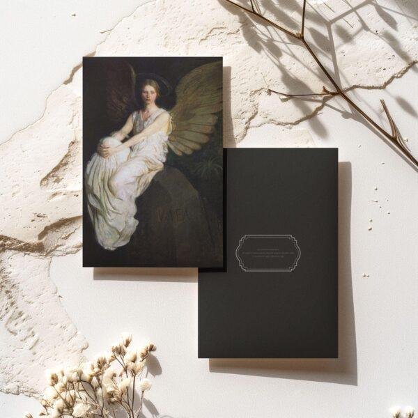 Abbott Thayer Angel Postcard – Stevenson Memorial Vintage Art Card
