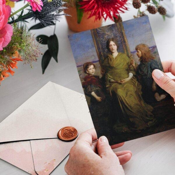 Abbott Handerson Thayer Art Card Set: Virgin Enthroned Greeting Cards