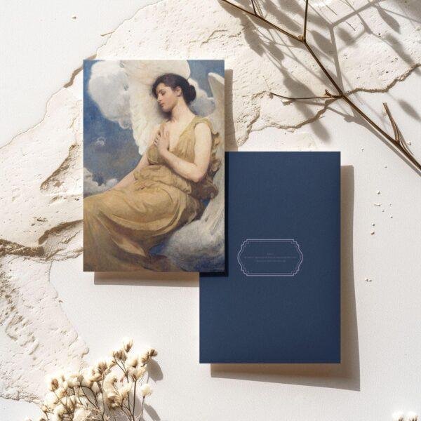 Abbott Thayer Angel Vintage Postcard – Fine Art Stationery