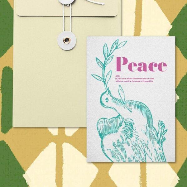 Peace Collection – World Peace, Blank Postcards, Artist Card, Custom Postcard