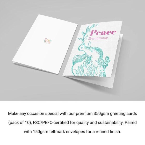 Peace Collection – World Peace, Blank Postcards, Artist Card, Custom Postcard