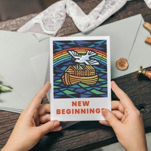 Peace Collection – New Beginnings, Blank Postcards, Artist Card, Custom Postcard