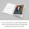 William Ely Hill Vintage Postcards – Blank Postcards, Lady in Black Artist Card, Unique Vintage Art Stationery