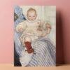 Carl Larsson Vintage Postcards – Blank Postcards, Smiling Baby in Red Boots, Artist Card, Custom Postcard