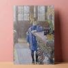 Carl Larsson Vintage Postcards – Blank Postcards, Boy in Blue by the Door, Artist Card, Custom Postcard