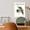 Natural History Wall Calendar – Dutch Artist, Joseph Smit, Victorian Bird Art, Semi-Glossy Paper