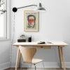 Phrenology Caricature Art Print: Vintage Satirical Decor