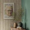 Satirical Artwork, Dark Academia Art: “Glasses Half Full – Ideas Half Baked” – Phrenology Head Print