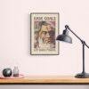 Satirical Artwork, Dark Academia Art: “Hair Goals – Life Goals Pending” – Phrenology Head Print
