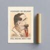Vintage Phrenology Satire Poster - Political Caricature by Belloguet