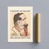 Vintage Phrenology Satire Poster - Political Caricature by Belloguet