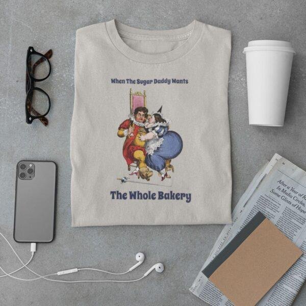 William Heath Sugar Daddy T-Shirt – White Elephant Gift, Political Cartoon Art, Vintage Satire Tee