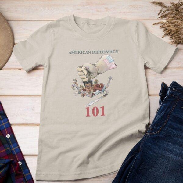 Vintage Political Satire T-Shirt – Louis Dalrymple American Diplomacy Art