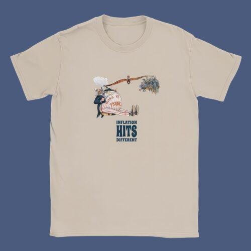 Vintage Political Cartoon T-Shirt – Inflation Humor, Unisex Fit