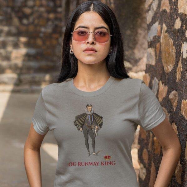 Henry III 'OG Runway King' Meme T-Shirt – Vintage Art Parody Tee