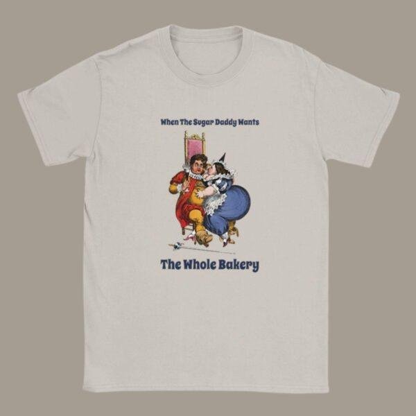 William Heath Sugar Daddy T-Shirt – White Elephant Gift, Political Cartoon Art, Vintage Satire Tee