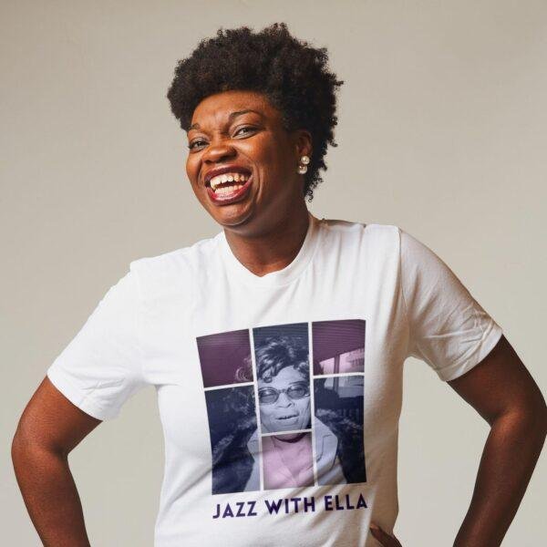 Ella Fitzgerald - Musician Tee, First Lady of Song, Short Sleeve T-Shirt