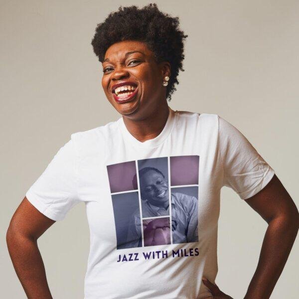 Miles Davis - Musician Tee, Music Legend, Jazz Trumpet, Short Sleeve T-Shirt