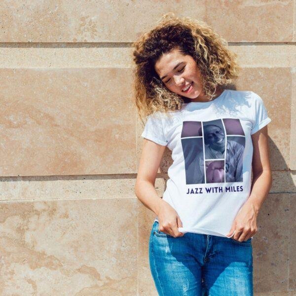 Miles Davis - Musician Tee, Music Legend, Jazz Trumpet, Short Sleeve T-Shirt