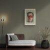 Phrenology Caricature Art Print: Vintage Satirical Decor