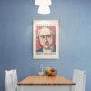 Satirical Artwork, Dark Academia Art: “Charm on the Surface – Chaos Underneath” – Phrenology Head Print