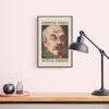 Satirical Artwork, Dark Academia Art: “Strategic Genius – Tactical Disaster” – Phrenology Head Print