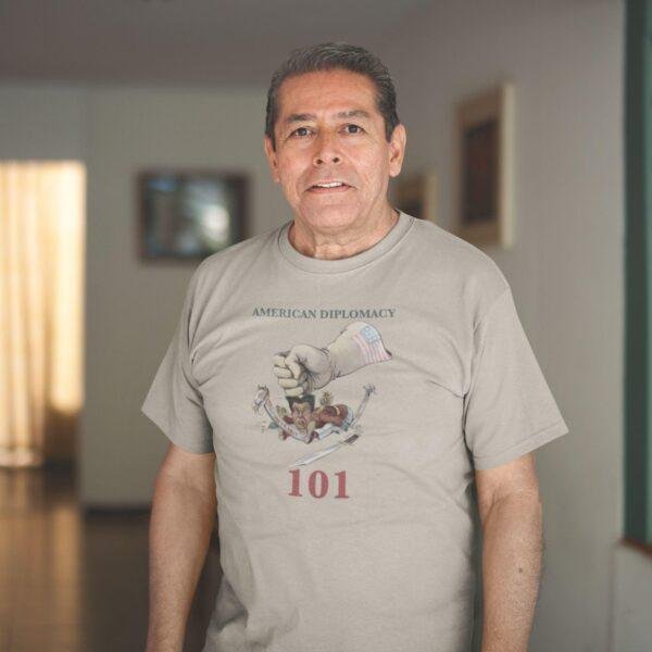 Vintage Political Satire T-Shirt – Louis Dalrymple American Diplomacy Art
