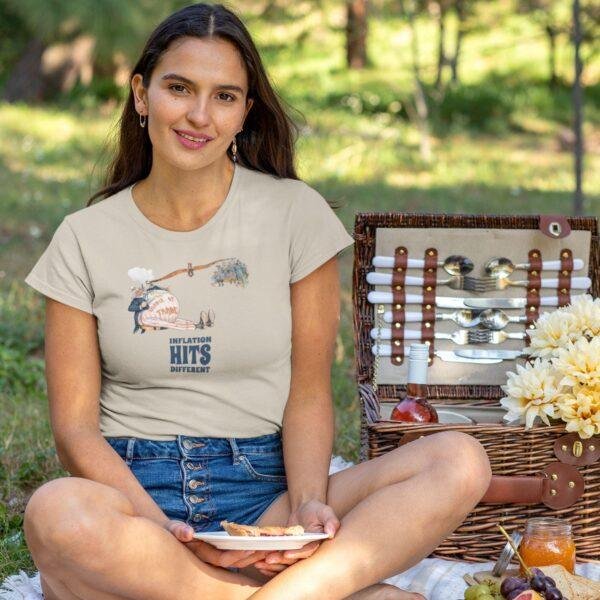 Vintage Political Cartoon T-Shirt – Inflation Humor, Unisex Fit