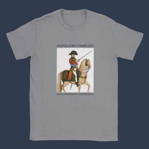 Napoleon 'Confidence' T-Shirt – Funny Historical Meme Art Tee