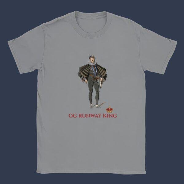 Henry III 'OG Runway King' Meme T-Shirt – Vintage Art Parody Tee