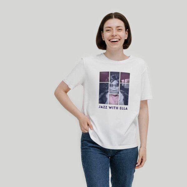 Ella Fitzgerald - Musician Tee, First Lady of Song, Short Sleeve T-Shirt