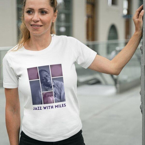 Miles Davis - Musician Tee, Music Legend, Jazz Trumpet, Short Sleeve T-Shirt