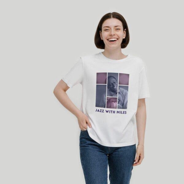 Miles Davis - Musician Tee, Music Legend, Jazz Trumpet, Short Sleeve T-Shirt