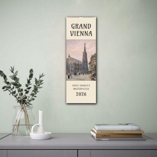 Vienna Souvenir Wall Calendar - Classic Paintings by Ernst Graner, Semi-Glossy Paper