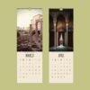 Beirut Wall Calendar - Islamic Culture Art, Lebanese Souvenirs, Gift for Travelers, Semi-Glossy Paper