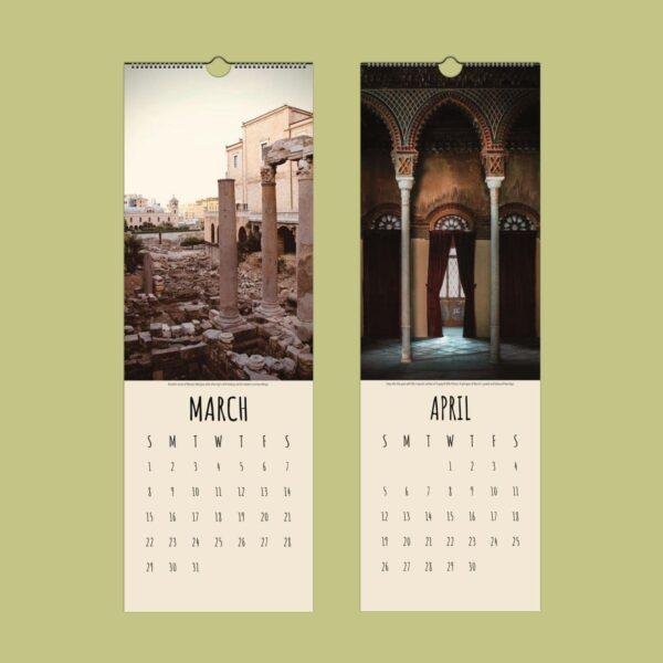 Beirut Wall Calendar - Islamic Culture Art, Lebanese Souvenirs, Gift for Travelers, Semi-Glossy Paper