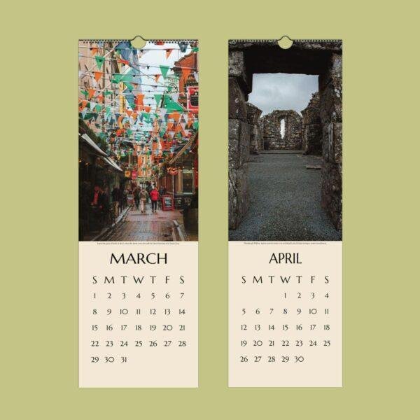 Ireland Wall Calendar – Irish Landscape, Emerald Isle, Heritage & Decor Gift, Semi-Glossy Paper
