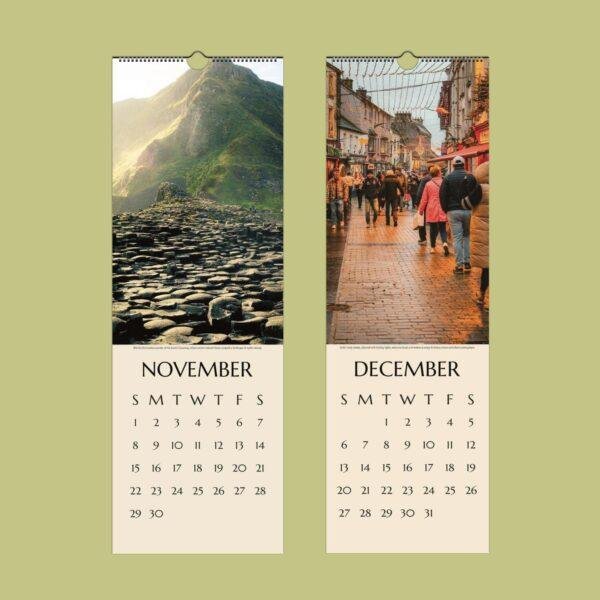 Ireland Wall Calendar – Irish Landscape, Emerald Isle, Heritage & Decor Gift, Semi-Glossy Paper