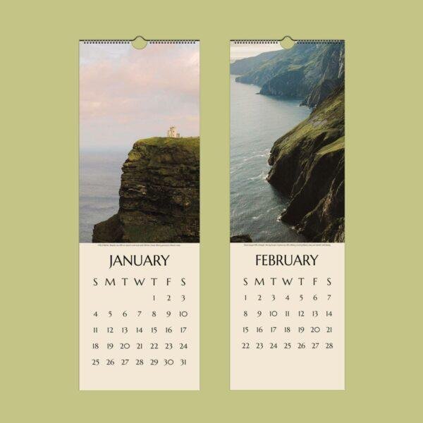 Ireland Wall Calendar – Irish Landscape, Emerald Isle, Heritage & Decor Gift, Semi-Glossy Paper