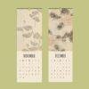 Furuya Korin Wall Calendar – Japanese Artist, Woodblock Print, Meiji Period, Semi-Glossy Paper